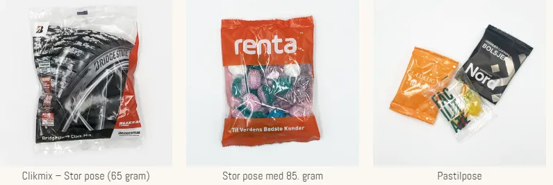 Logoslik slikposer i mange varianter