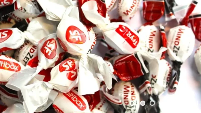 Logoslik bolsjer i mange varianter