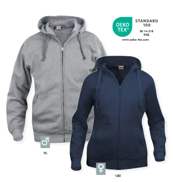 Sweat-Shirt Basic Hoody Full Zip D/H