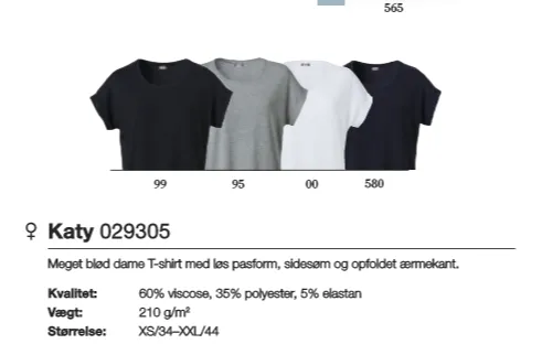 T-Shirt Katy Dame fra Clique