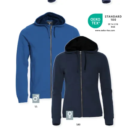 Sweat-Shirt Classic Hoody Full Zip Dame