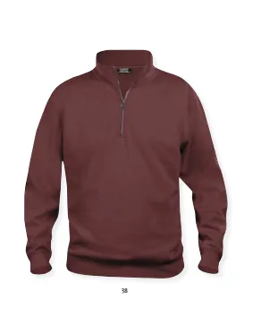 Sweat-Shirt Basic Half Zip fra Clique