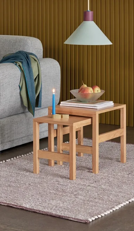 Produkt Hübsch Puzzle sidebord natur Billede