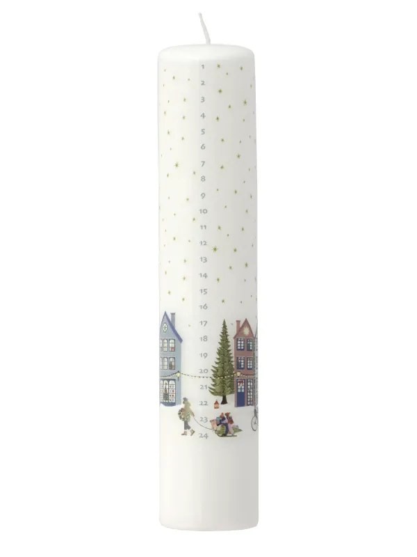Produkt Pillivuyt kalenderlys 5 x 25 cm Vinter Billede