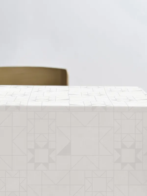 Produkt Södahl Star damaskdug 150 x 270 cm, white Billede