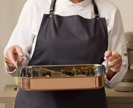 Produkt Blomsterbergs bradepande i kobber Billede