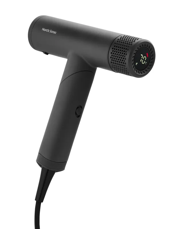 Produkt Nordic Sense hårtørrer foldbar 1600 watt, sort Billede