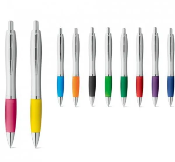 Produkt SWING kuglepen med metalclips farvet skridsikker Billede