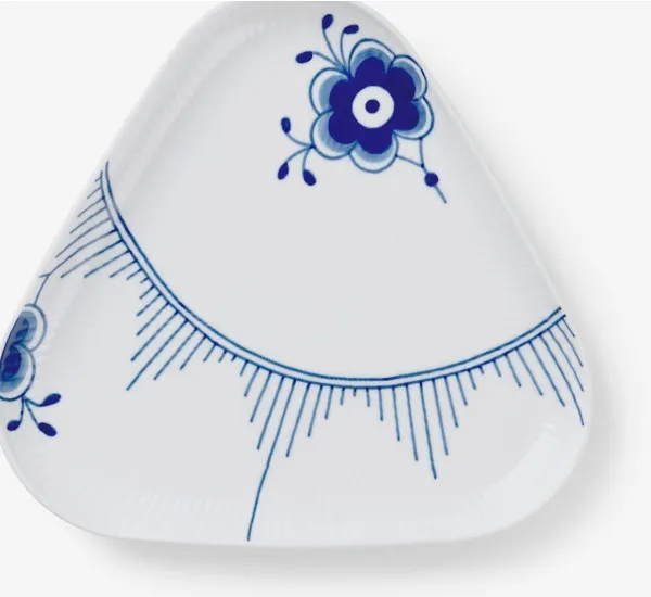 Produkt Royal Copenhagen blå mega fad riflet Billede