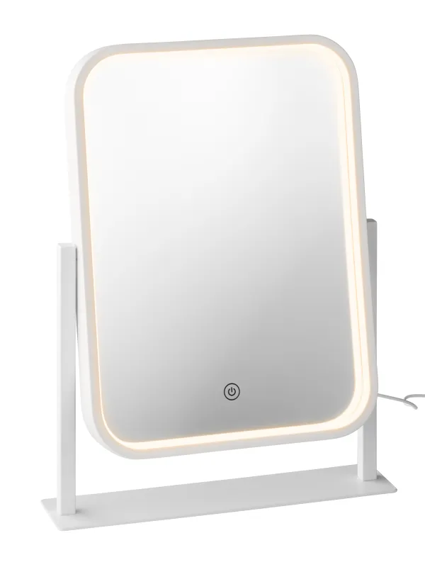 Produkt Nordic Sense Aurora spejl 30 x 41 cm, hvid Billede