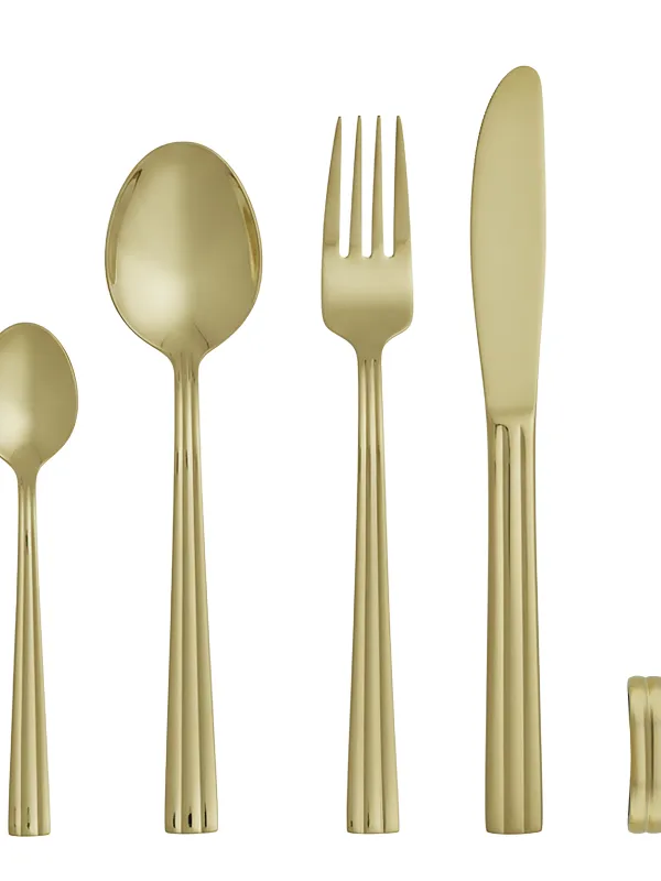 Produkt Gense Bestiksæt Thebe 20 dele, Gold Billede