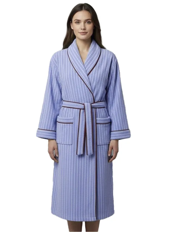 Produkt Södahl Suite One Weekend Stories badekåbe, sky blue L/XL Billede