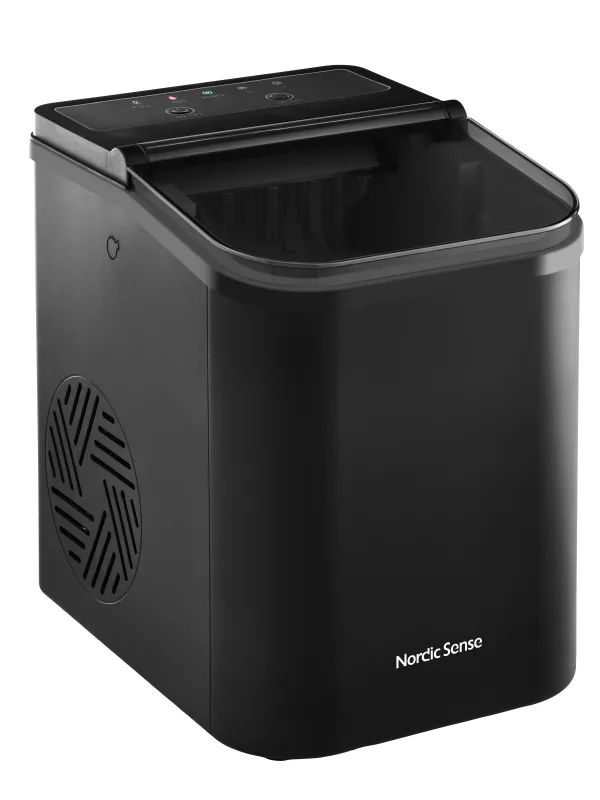Produkt Nordic Sense isterningsmaskine 1,1 ltr. sort Billede