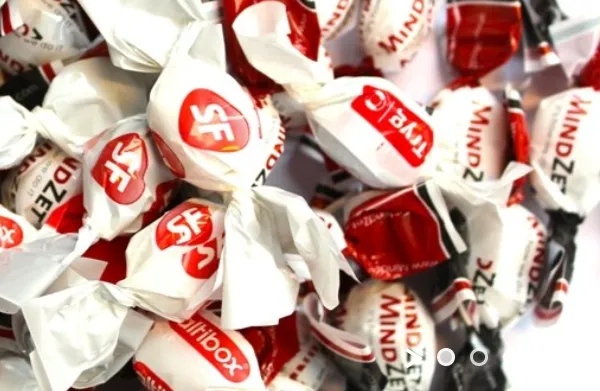 Produkt Logoslik bolsjer i mange varianter Billede