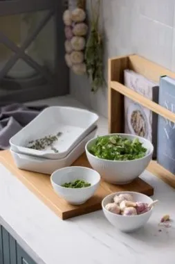 Produkt Pillivuyt plisse servering sampak 5 dele Billede