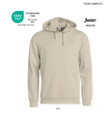 Produkt Sweat-Shirt Basic Hoody fra Clique Billede