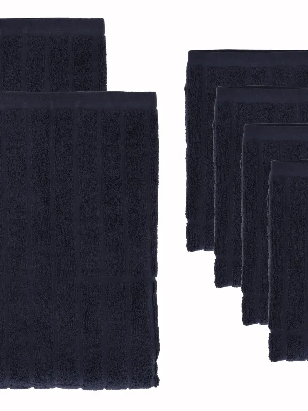 Produkt Södahl Suite One Essence håndklæder navy SAMPAK Billede