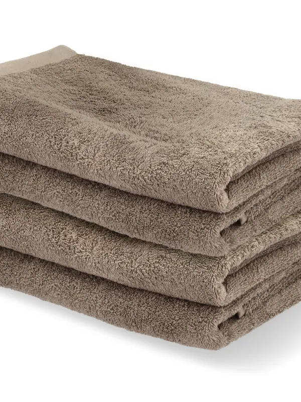 Produkt Södahl Håndklæder 70 x 140 cm i taupe, Comfort Organic 4 stk. SAMPAK Billede