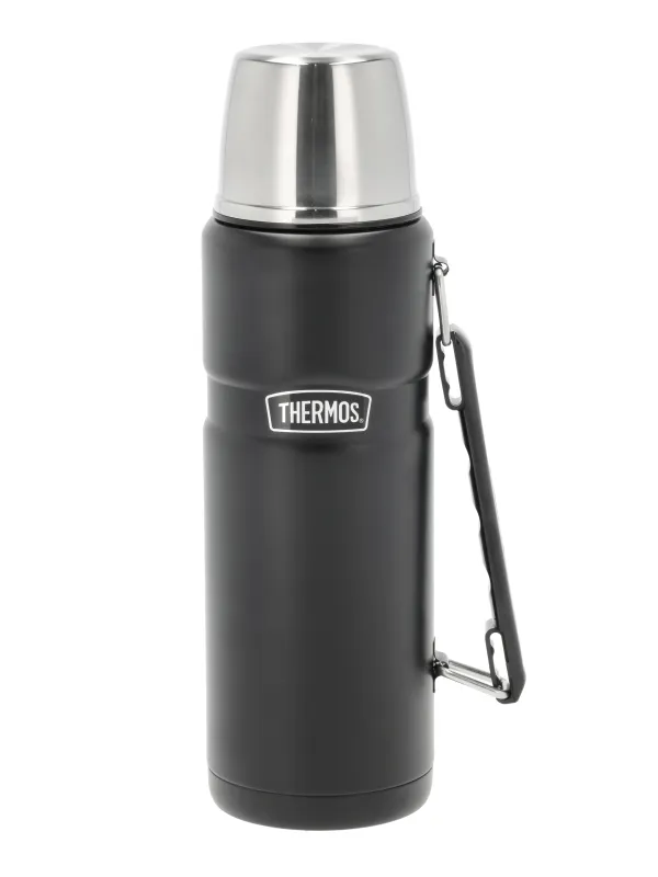 Produkt Thermos Termoflaske 1,2 L i sort, Stainless King Billede
