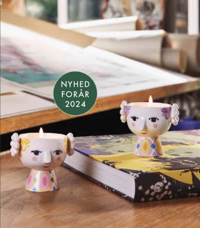 Produkt Bjørn Wiinblad Eva fyrfadsstager 2 stk. Billede