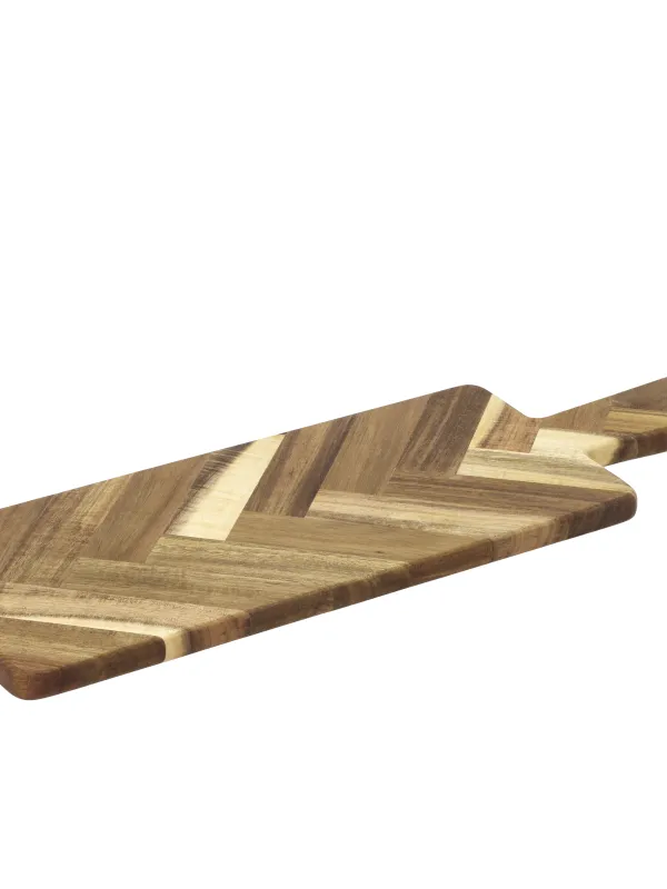 Produkt HOLM Serveringsbræt m. sildeben 46 x 15 x 1,5 cm i FSC certificeret akacietræ Billede