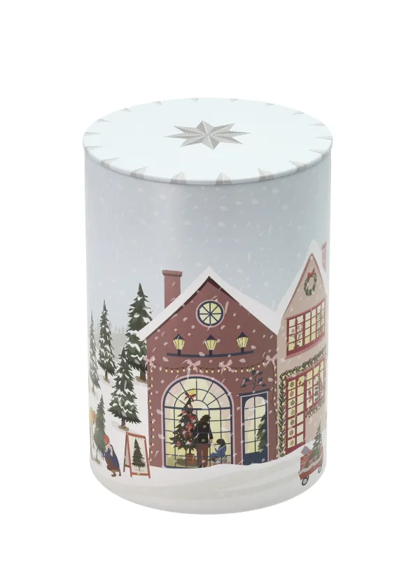 Produkt Pillivuyt Kagedåse 10 x 14,5 cm i ice blue, Vinter Billede