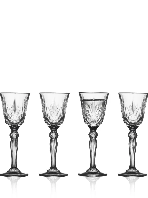 Produkt Lyngby Glas Snapseglas 5 cl 4 stk, Melodia Billede