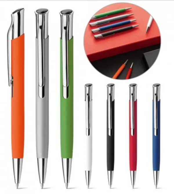 Produkt Olaf soft kulgepen med gummifinish Billede